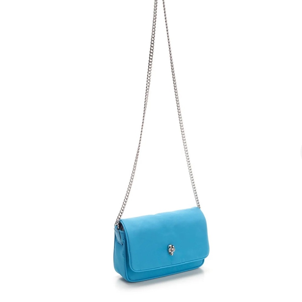 Alexander McQueen blue crossbody bag NEW